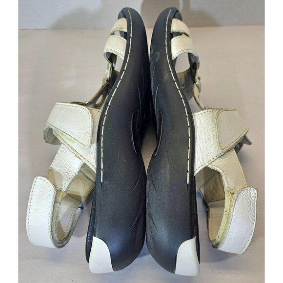 Rieker Womens White Leather Sandals With Adjustable Straps & Ring Detail size 11 - Picture 8 of 13